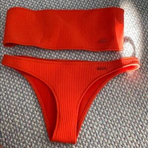 Triangl Bandeau Bikini cheeky bottoms